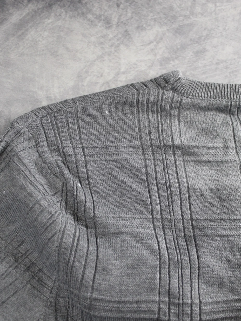 AT&T Branded Gray Crewneck Knit Sweater Long Sleeve Corporate Merch Mens XL